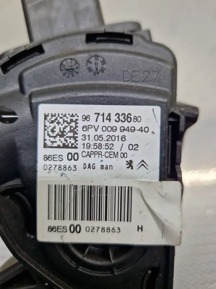 Citroen C3 (2009 - 2013) 9671433680 Педаль акселератора — фото 2