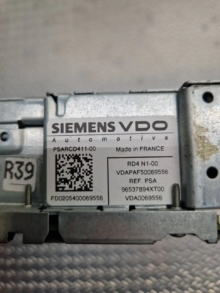 Citroen C3 (2002 - 2009) 96537894XT00 Магнитола / мультимедийная система — фото 2