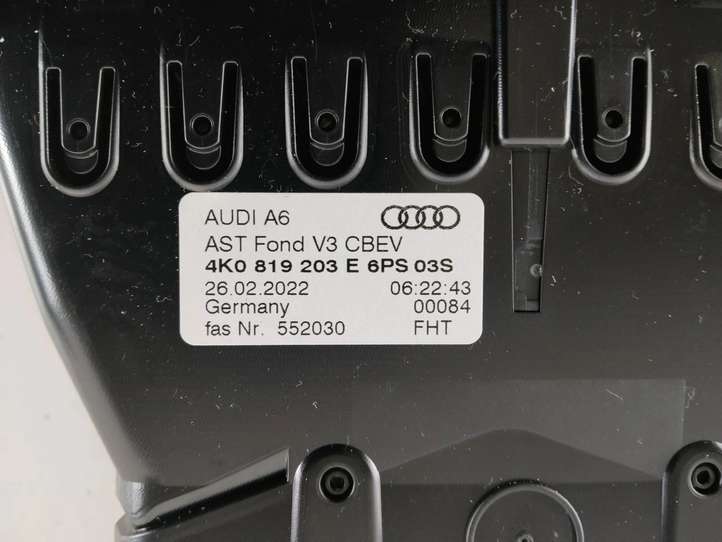 Audi e-tron (2018 - )  4K0819203E Задняя воздушный дефлектор