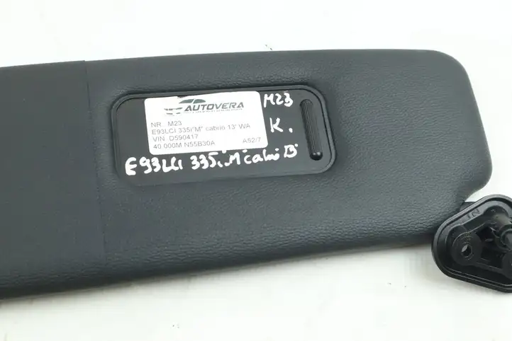 BMW 3 E92 E93 (2005 - 2014) 7139449 Солнцезащитный козырек — фото 4