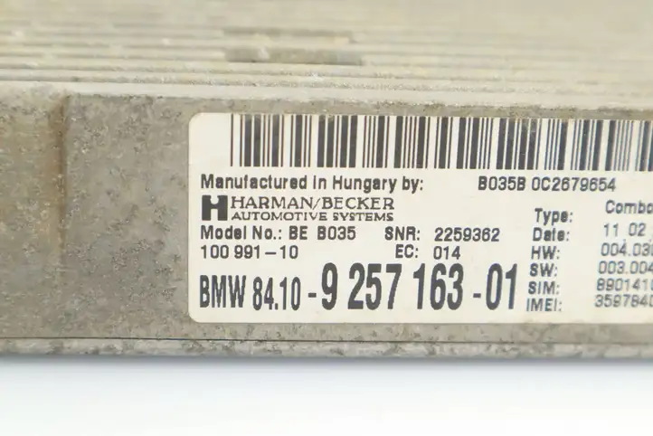 BMW X5 E70 (2006 - 2013) 9257163 Bluetooth модуль — фото 3