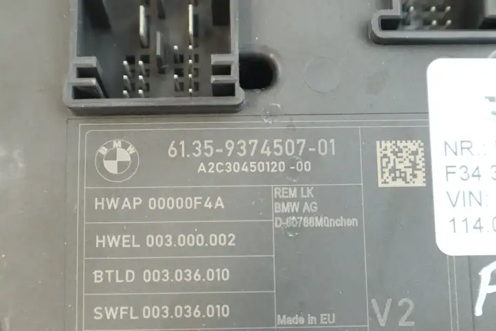 BMW (2013 - 2017) 9374507 Модуль комфорта — фото 2