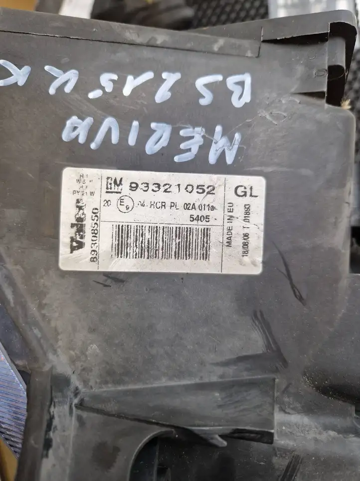 Opel Meriva A (2002 - 2006) 93321052 Передняя фара — фото 2