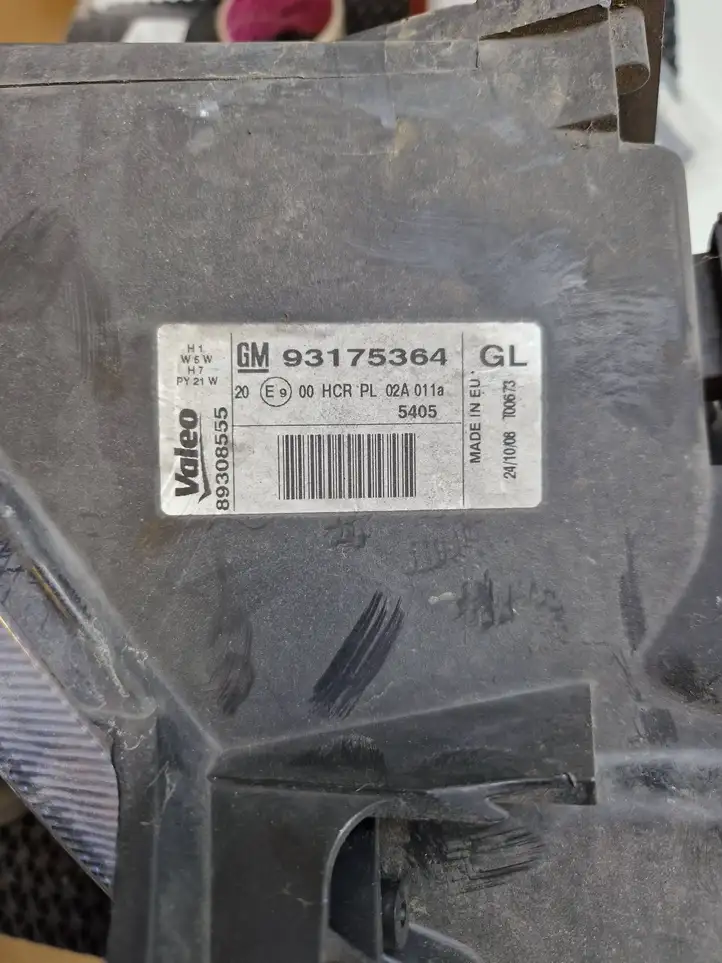 Opel Meriva A (2002 - 2006) 93175364 Передняя фара — фото 2