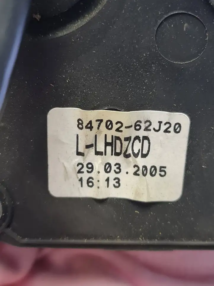 Suzuki Swift (2004 - 2010) 8470262J20 Боковое зеркало с электроприводом — фото 2