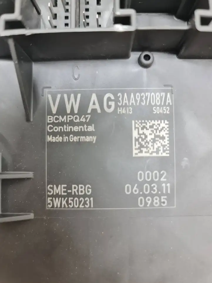 Volkswagen PASSAT B7 (2011 - 2014) 3AA937087A Модуль комфорта — фото 2