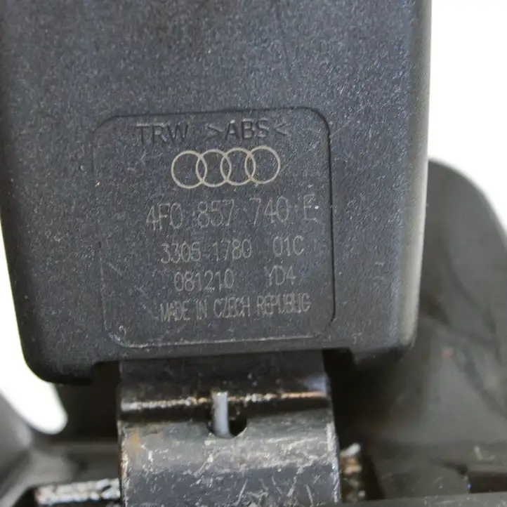 Audi A6 S6 C6 4F (2008 - 2011) 4F0857740E Замок заднего ремня — фото 5