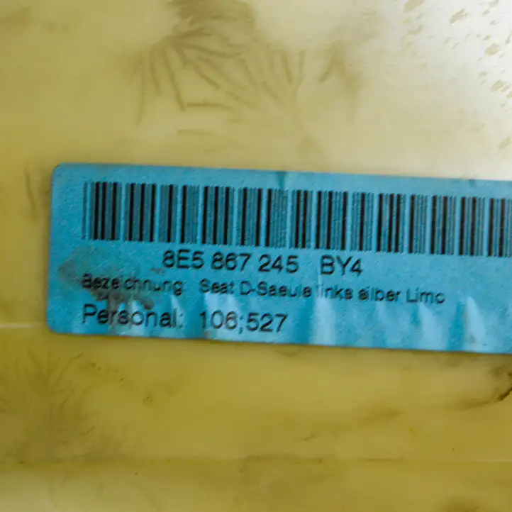 Seat Exeo (3R) (2008 - 2013) 8E5867245 Обшивка стойки D нижняя — фото 7