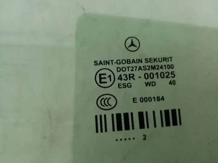 Mercedes-Benz E W212 (2009 - 2016) A2127350110 Стекло задней двери — фото 2