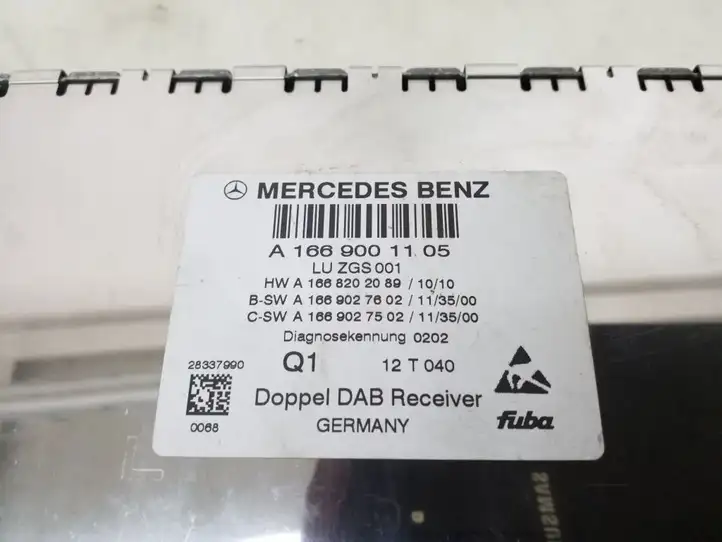 Mercedes-Benz E W212 (2009 - 2016) A1669001105 Магнитола / мультимедийная система — фото 2