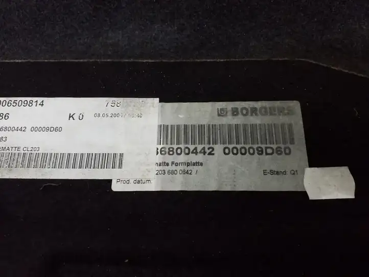 Mercedes-Benz (2008 - 2011) A2036800442 Коврик багажника — фото 2