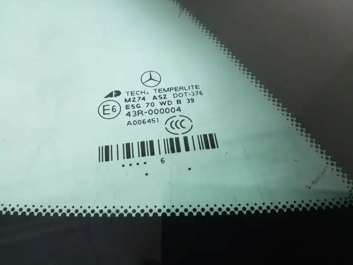 Mercedes-Benz ML W164 (2005 - 2011) A1646701711 Заднее боковое стекло — фото 2