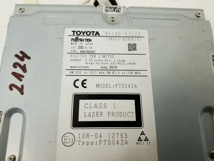 Lexus IS III XE30 (2013 - 2016) 8614053220 Магнитола / мультимедийная система — фото 2