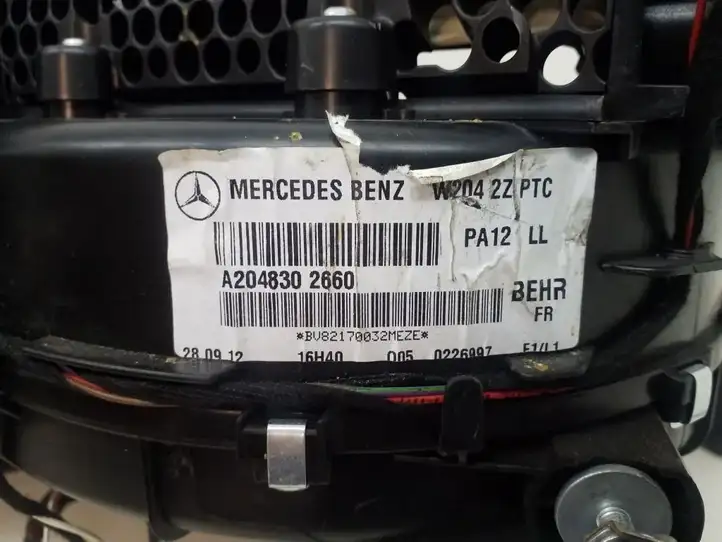 Mercedes-Benz C W204 (2007 - 2014) Комплект системы вентиляции салона — фото 7