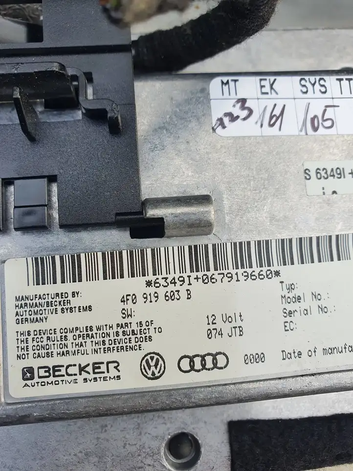 Audi A6 S6 C6 4F (2004 - 2008) 4F0919603B Магнитола / мультимедийная система — фото 2