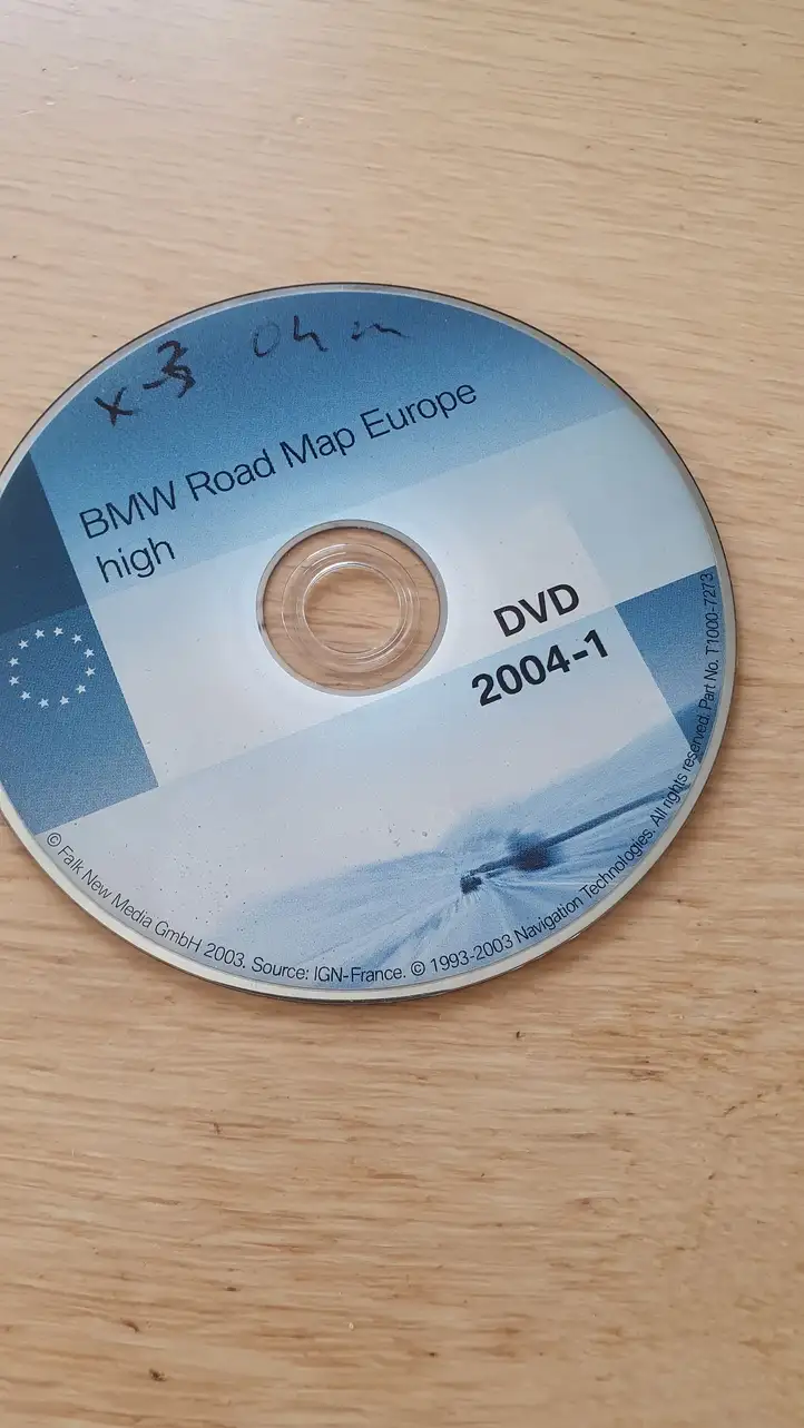 BMW X3 E83 (2003 - 2010) T10007273 Навигационные карты CD/DVD — фото 1