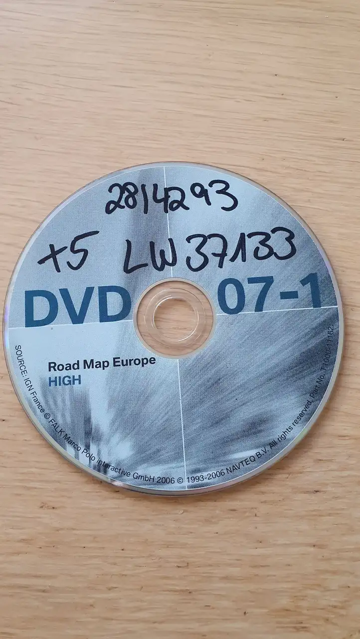 BMW X5 E53 (1999 - 2006) T100011162 Навигационные карты CD/DVD — фото 1