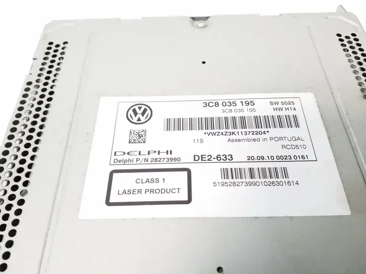 Volkswagen PASSAT CC (2008 - 2012) 3C8035195 Магнитола / мультимедийная система — фото 4