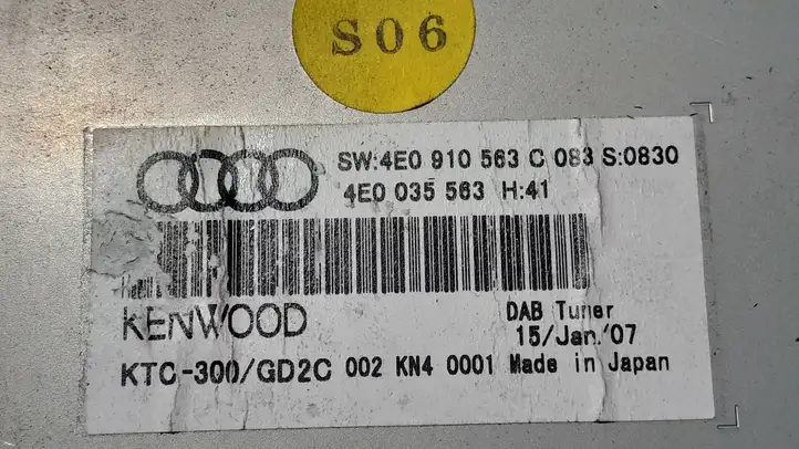 Audi A6 S6 C6 4F (2004 - 2008) 4E0035563H Усилитель антенны — фото 3