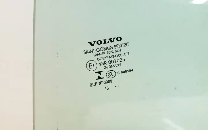 Volvo V60 (2013 - 2018) 43R001025 Стекло задней двери — фото 3