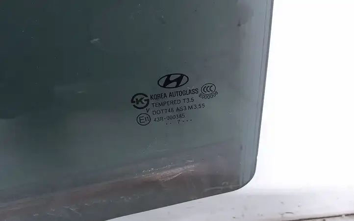 Hyundai Santa Fe (2005 - 2009) AS3 Стекло задней двери — фото 2
