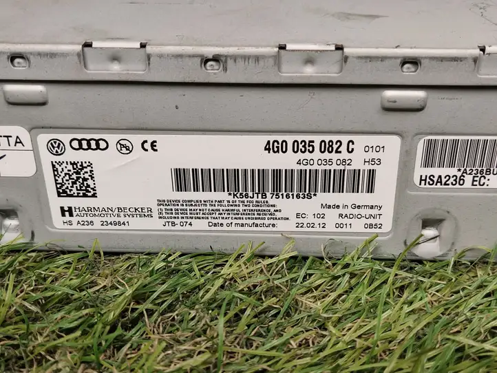 Audi A6 C7 (2011 - 2014) 4G0035082C Магнитола / мультимедийная система — фото 2