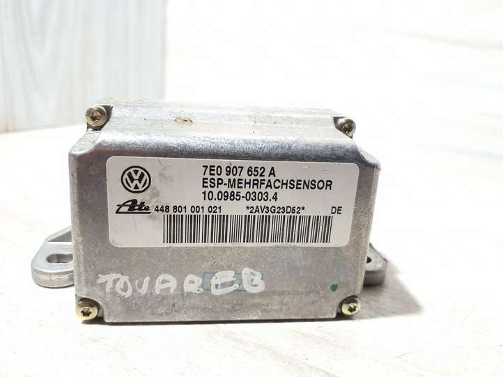 Volkswagen Touareg I (2002 - 2010)  7E0907652A Датчик ESP (системы стабильности) (датчик курсовой устойчивости))