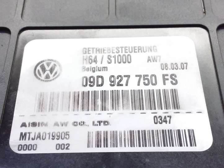 Audi Q7 (2005 - 2009)  09D927750FS Блок управления коробки передач