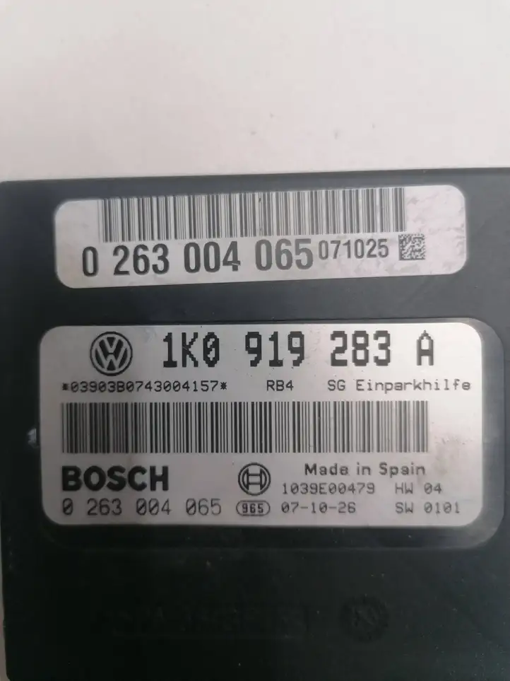 Volkswagen Golf V (2003 - 2009) 1K0919283A Блок управления парктрониками — фото 2