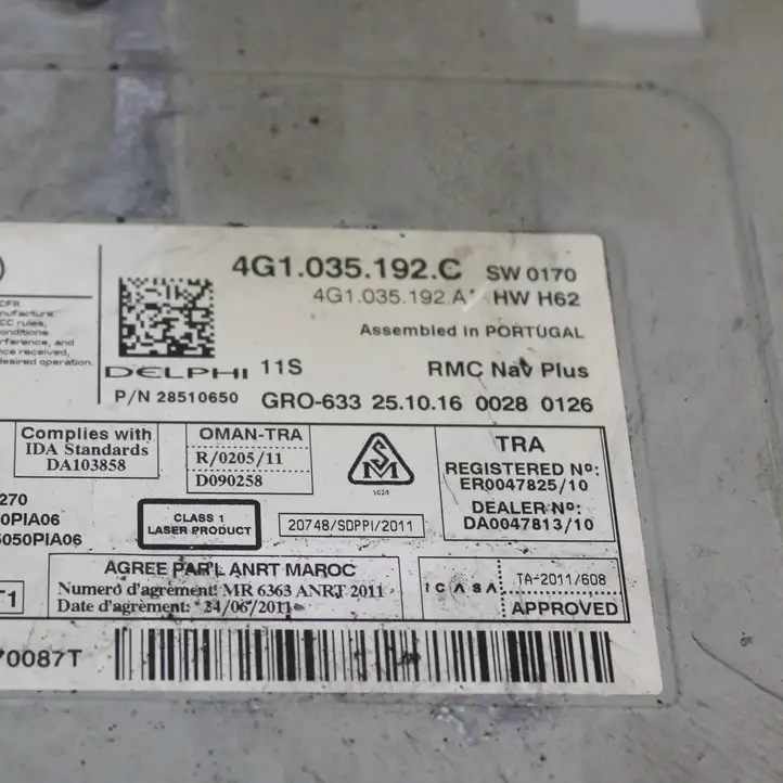 Audi A6 C7 (2014 - 2018) 4G1035192C Магнитола / мультимедийная система — фото 4
