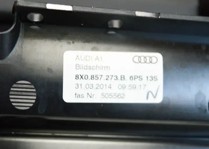 Audi A1 (2010 - 2014) 8X0857273 Дисплей / маленький экран — фото 4