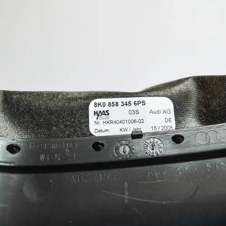 Audi A4 S4 B8 8K (2007 - 2011) Обшивка рулевой колонки — фото 3