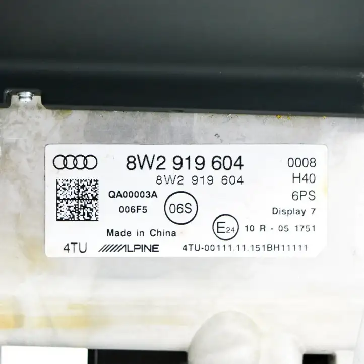Audi A4 S4 B9 (2015 - 2019) Магнитола / мультимедийная система — фото 8