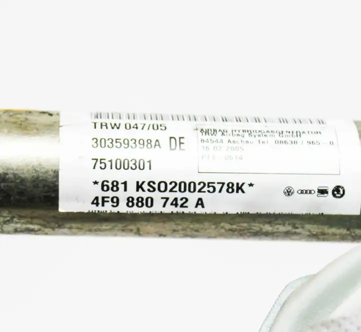 Audi A6 S6 C6 4F (2004 - 2008) 4F9880742A Боковая подушка безопасности шторка — фото 3