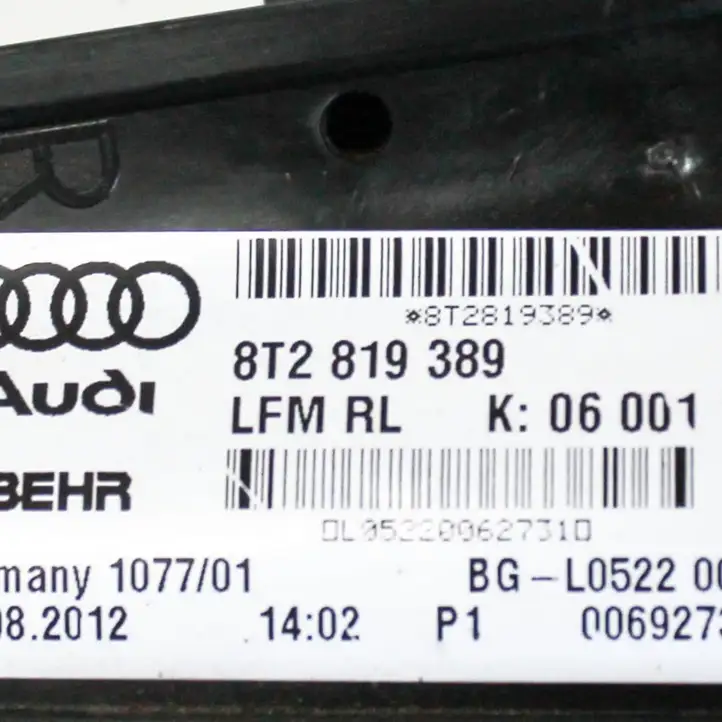 Audi A4 S4 B8 8K (2011 - 2015) 8T2819389 Воздушная решетка панели — фото 4