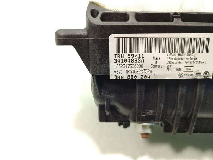 Volkswagen Passat CC (2008 - 2012)  3AA880204 Подушка безопастности пассажира