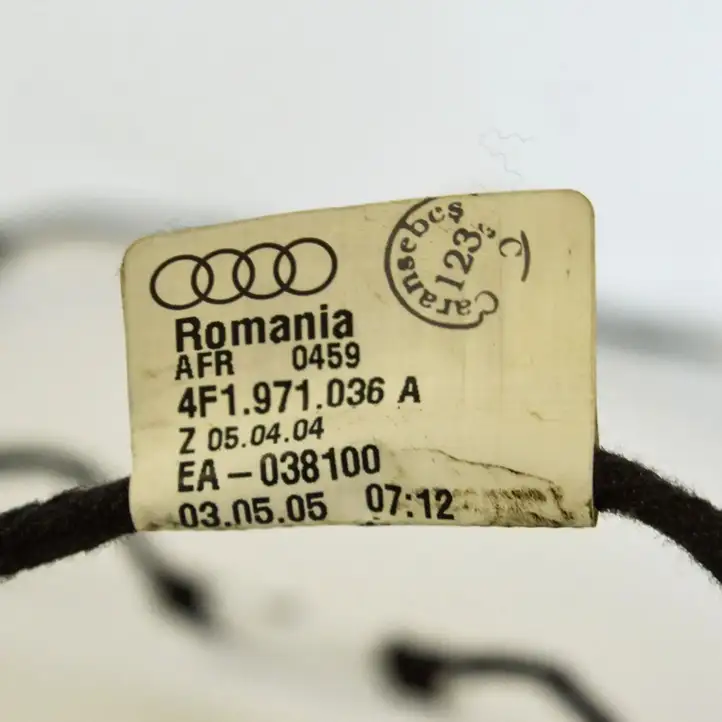 Audi A6 S6 C6 4F (2004 - 2008) 4F1971036A Проводка передней двери — фото 3