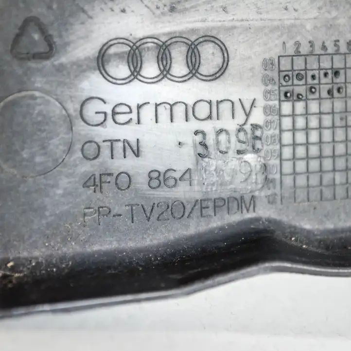 Audi A6 S6 C6 4F (2004 - 2008) 4F0864309B Защита топливного бака — фото 3