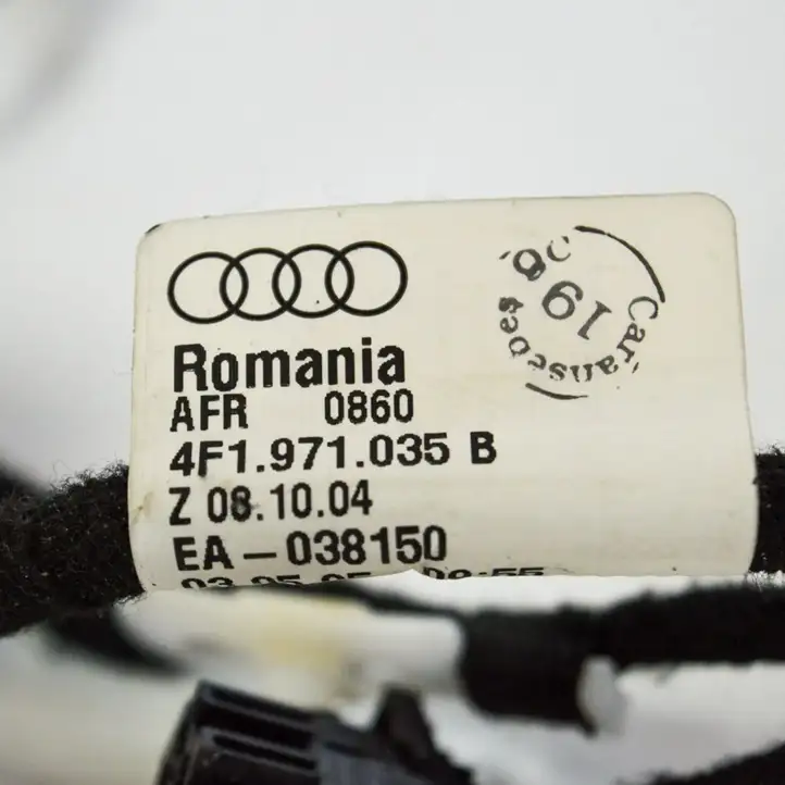 Audi A6 S6 C6 4F (2004 - 2008) 4F1971035B Проводка передней двери — фото 3