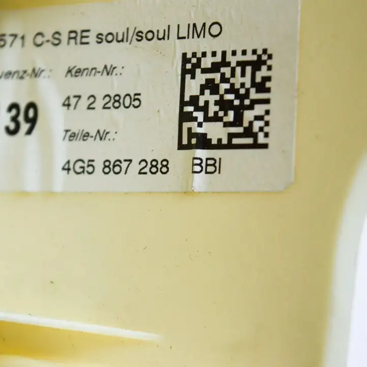 Audi A6 C7 (2014 - 2018) 4G5867288 Верхняя обшивка стойки B — фото 3