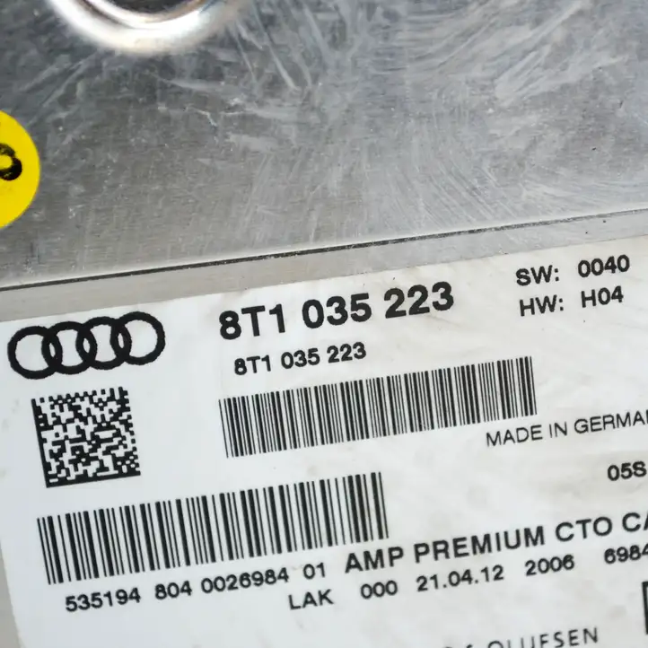 Audi A5 8T 8F (2011 - 2016) Комплект аудиосистемы — фото 2