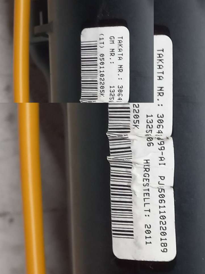 Opel Meriva (2010 - 2014)  PJ5061102201 Подушка безопастности пассажира