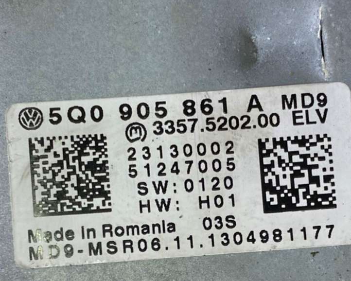 Volkswagen Golf VII (2013 - 2019)  5Q0905861A Замок руля
