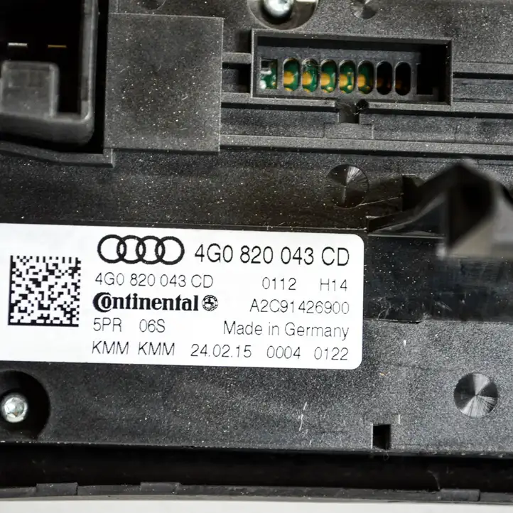 Audi A6 C7 (2014 - 2018) 4G0820043CD Управление климат контролем — фото 6