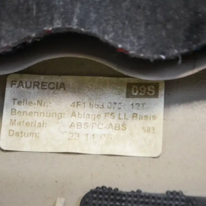 Audi A6 S6 C6 4F (2004 - 2008) 4F1863075 Обшивка рулевой колонки — фото 4
