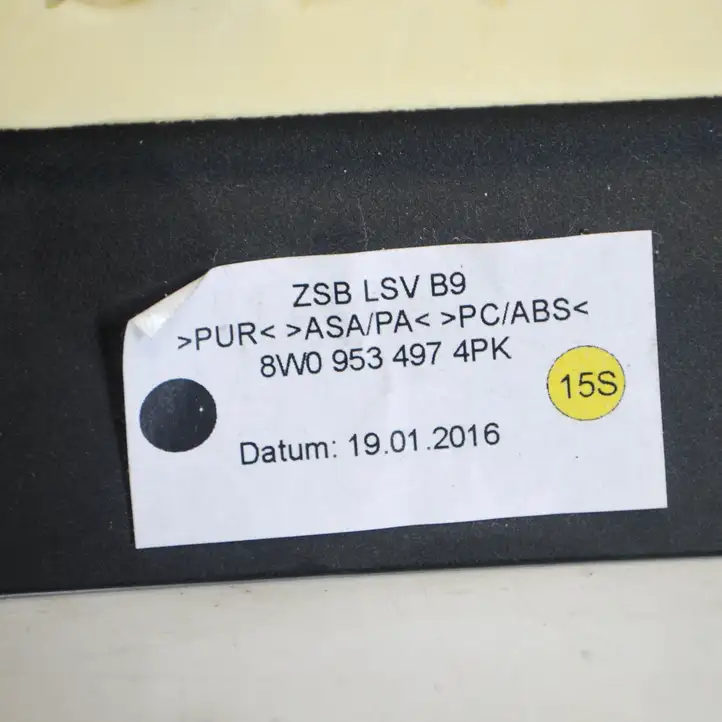 Audi A4 S4 B9 (2015 - 2019) 8W0953497 Обшивка рулевой колонки — фото 6