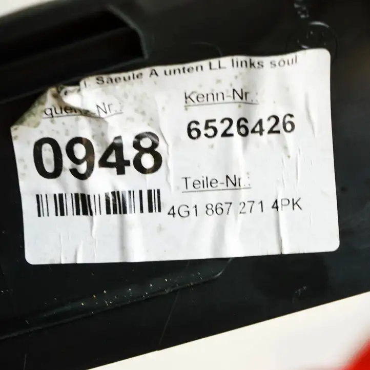 Audi A6 C7 (2014 - 2018) 4G1867271 Верхняя обшивка стойки B — фото 6