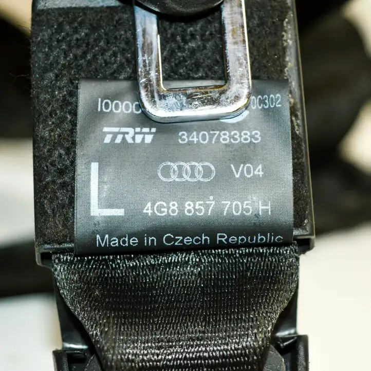 Audi A6 C7 (2014 - 2018) 48G857705H Передний ремень безопасности — фото 8