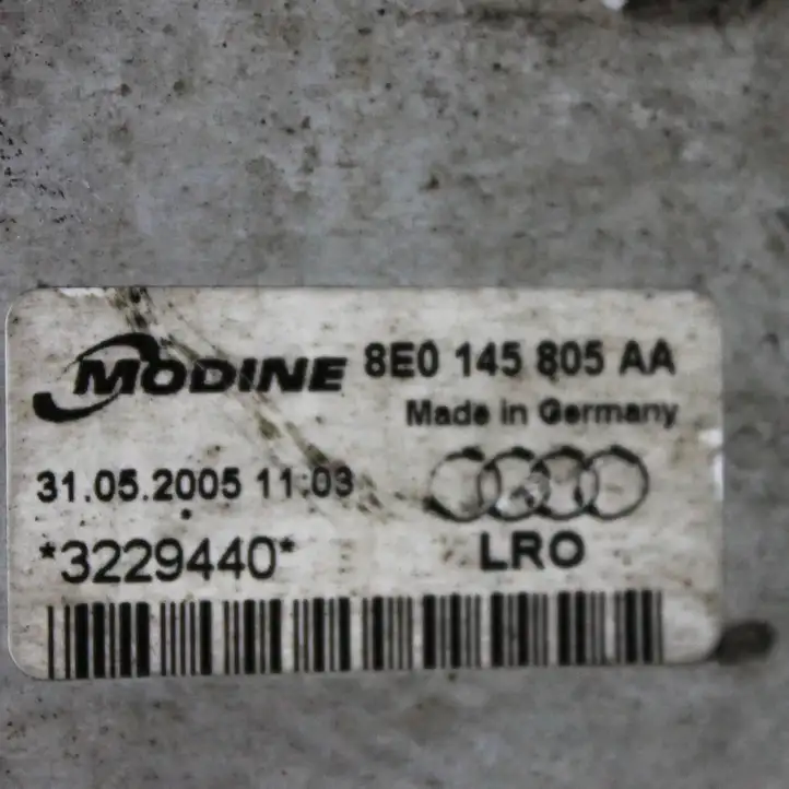 Audi A4 S4 B7 8E 8H (2004 - 2009) 8E0145805AA Интеркулер — фото 7