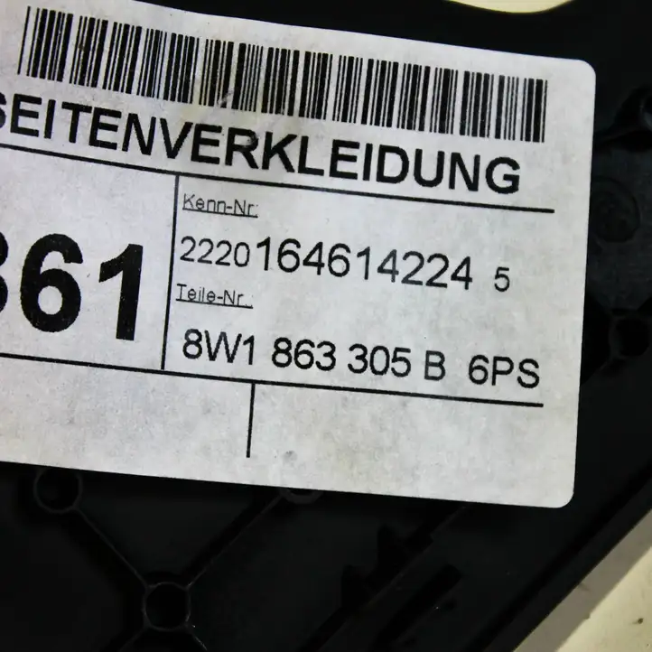 Audi A4 S4 B9 (2015 - 2019) 8W1863305B Прочие детали салона — фото 6